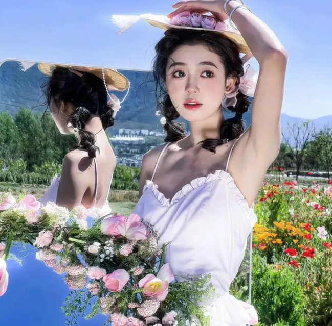 火车上的女士
